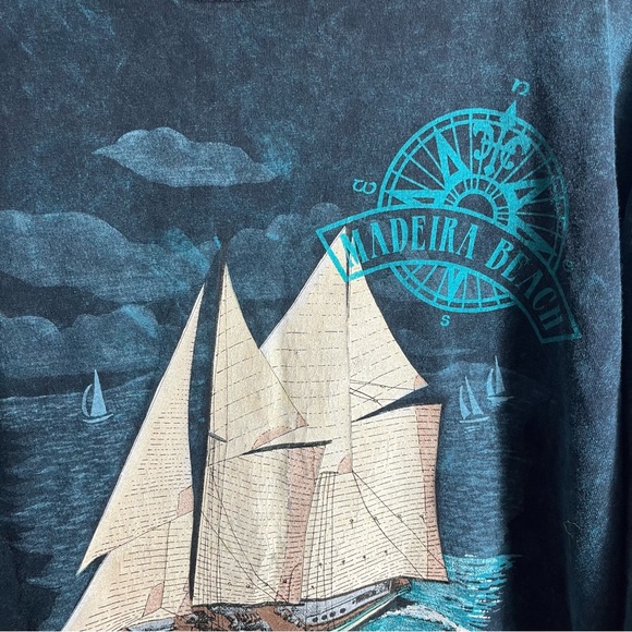 Vintage 90s Sailing Boat Shirt Men’s Xl Single Stitch - Picture 3 of 11